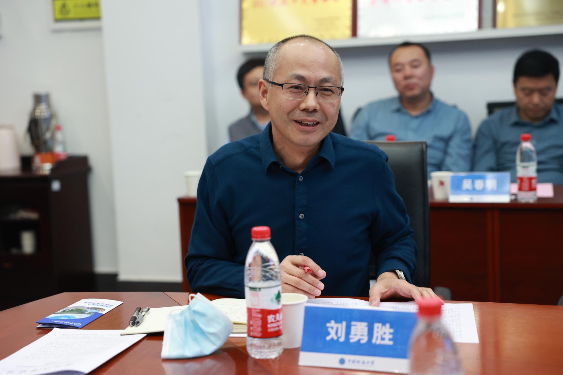 刘勇胜对湖北省地质局为我校毕业学子提供的就业机会